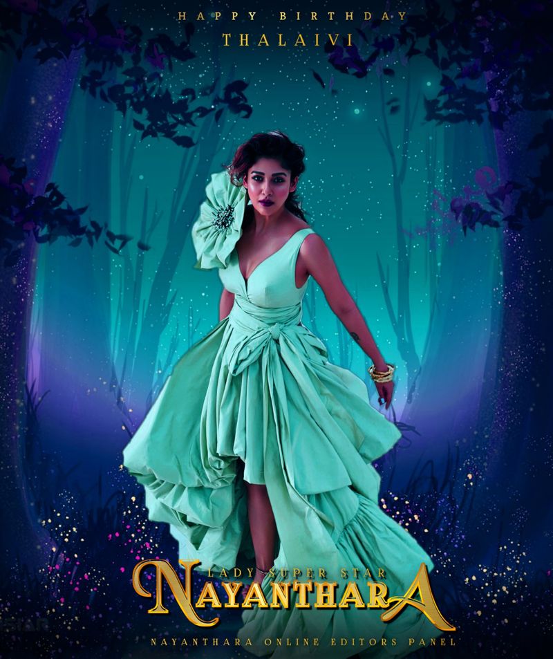 lady super star nayanthara birthday special poster