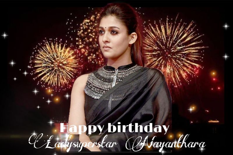 lady super star nayanthara birthday special poster