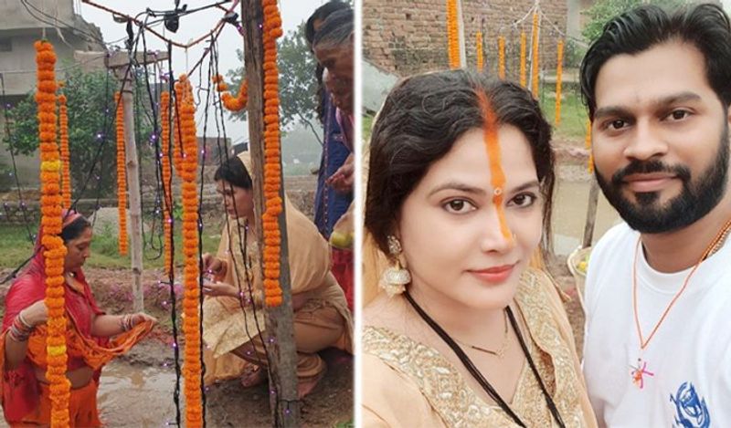 भोजपुरी की आइटम क्वीन कही जाने वाली एक्ट्रेस सीमा सिंह ने पिछले साल शादी के बाद पहली छठ सास के साथ मनाई थी। उन तस्वीरों में वो मांग में लंबा सिंदूर लगाए नजर आई थीं। उन्होंने छठ सेलिब्रेशन के फोटोज इंस्टाग्राम पर शेयर किए थे।
