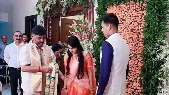 DK Shivakumar's daughter Aishwarya and Amartya to officially get engaged on November 19 -ymn DK Shivakumar's daughter Aishwarya and Amartya to officially get engaged on November 19 -ymn