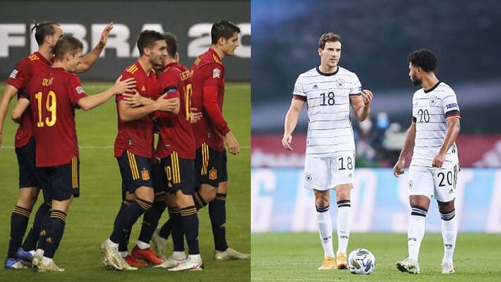Spain defeat Germany by 6-0 goals in semi final of nations league spb Spain defeat Germany by 6-0 goals in semi final of nations league spb