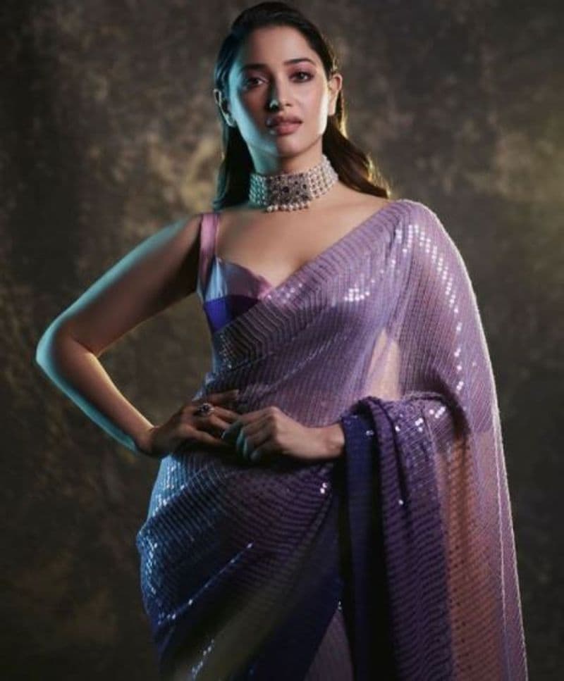actress thamannaah hot saree photo gallery