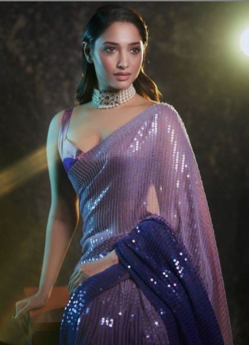 actress thamannaah hot saree photo gallery