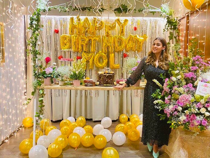 Nayanthara Birthday celebration photos going viral in social media