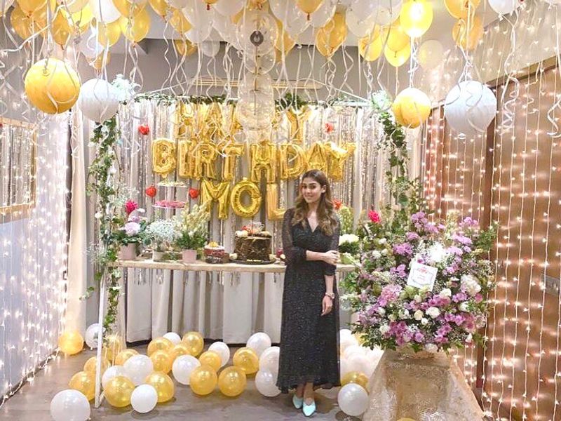 Nayanthara Birthday celebration photos going viral in social media