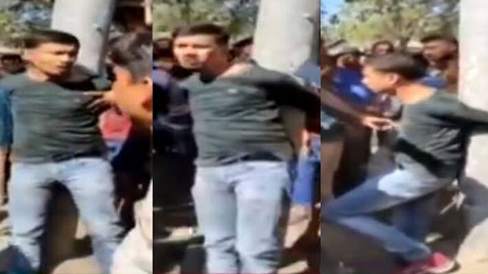In Assam a journalist was beaten up with a pillar reporting against gamblers kpl In Assam a journalist was beaten up with a pillar reporting against gamblers kpl