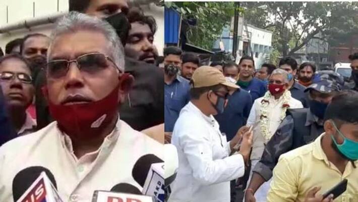 Dilip Ghosh got bail from the Burdwan court RTB Dilip Ghosh got bail from the Burdwan court RTB