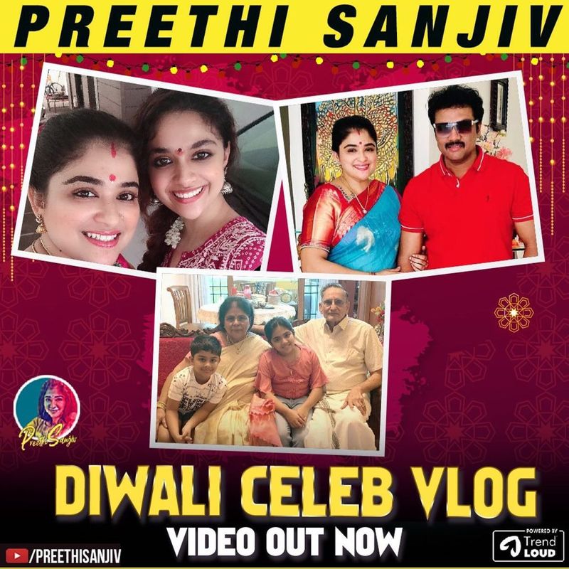 Keerthy suresh celebrate Diwali With vijay Friend photo going viral