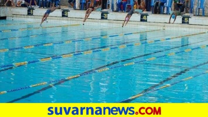 Karnataka Swimmer Sambhav R Create new record in National Swimming Championship in Bengaluru kvn Karnataka Swimmer Sambhav R Create new record in National Swimming Championship in Bengaluru kvn