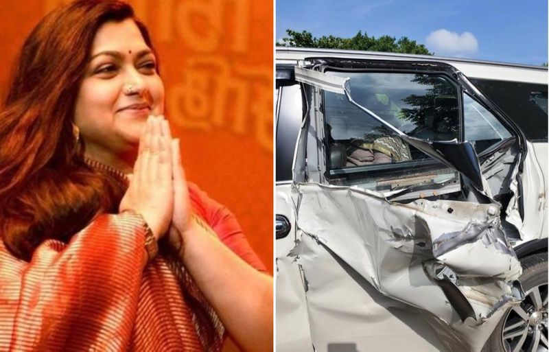 khushbu sundar slams man who claimed she faked car crash