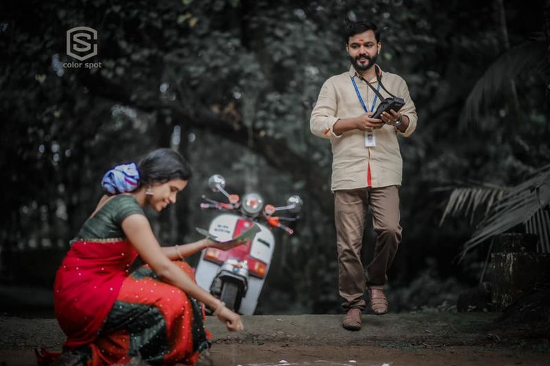 save the date photoshoot and a KSEB meter reading