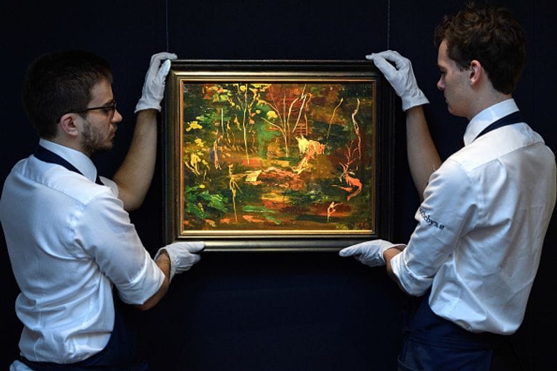 Winston Churchill Whiskey painting sold for 9 crore
