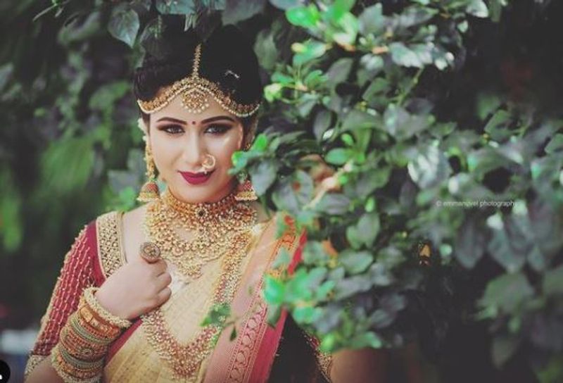 actress alya manasa bridal getup photo shoot goes viral