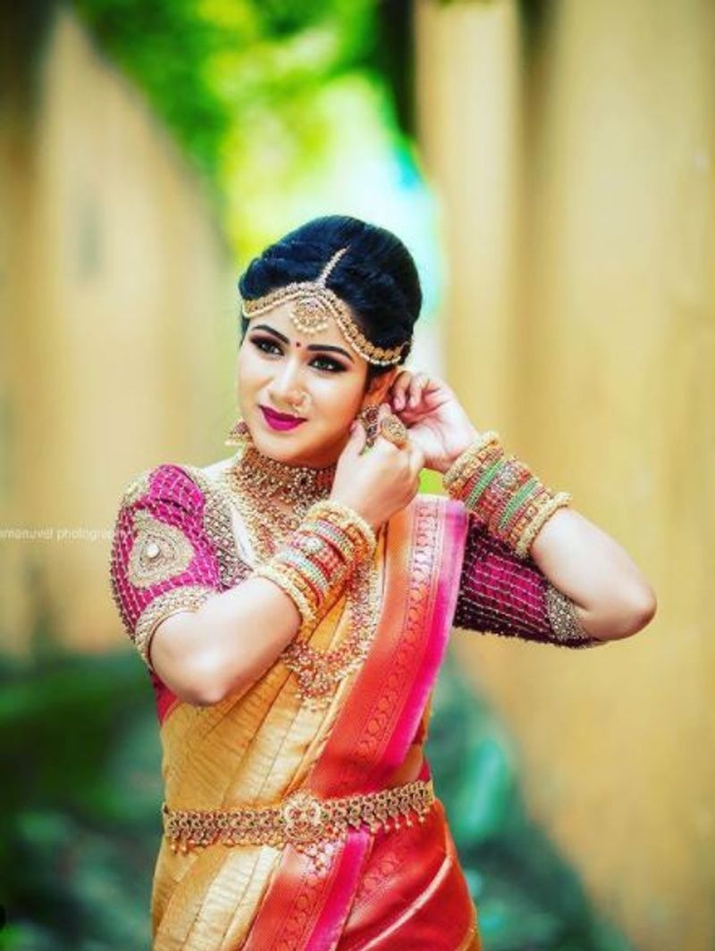 actress alya manasa bridal getup photo shoot goes viral