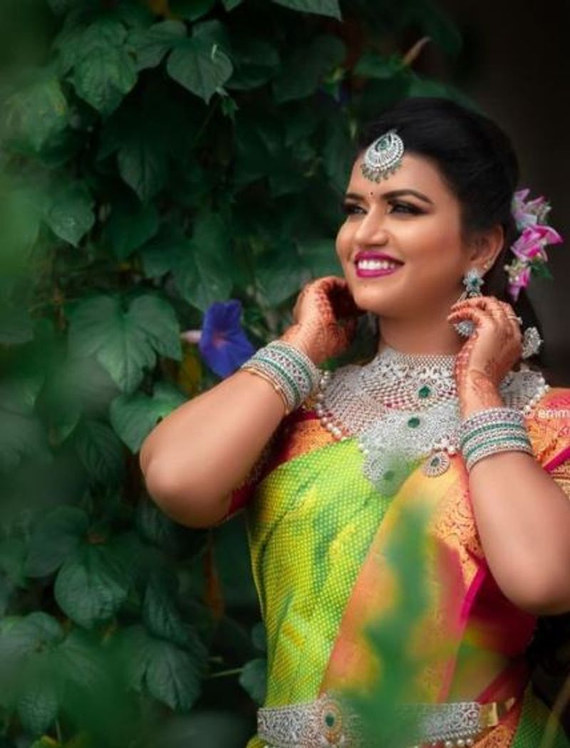 serial actress sridevi bridal make over photo shoot gallery