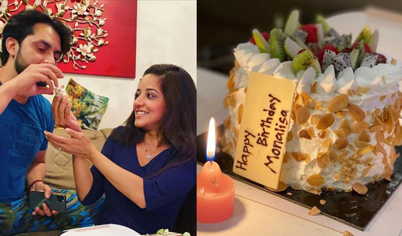 पति विक्रांत ने मोनालिसा को जन्मदिन की ढेर सारी शुभकामनाएं दी और उन्हें देर रात में ही जन्मदिन का सरप्राइज दिया। दरअसल, वो सरप्राइज कुछ और नहीं बल्कि एक्ट्रेस का बर्थडे केक था, जिसे पाकर उनकी खुशी का ठिकाना ही नहीं था।
