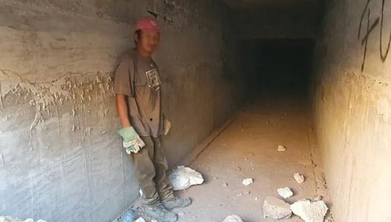 Underground tunnel was discovered in the palace of Amado Carrillo Fuentes the mexican drug lord known as the Lord of the Skies