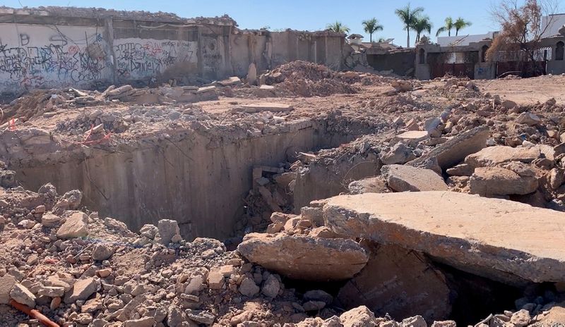 Underground tunnel was discovered in the palace of Amado Carrillo Fuentes the mexican drug lord known as the Lord of the Skies