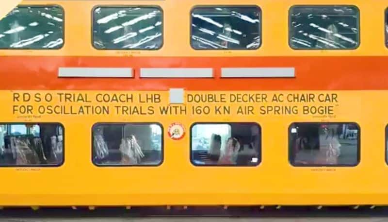 Double decker coaches launched by RCF can run at 160kmph