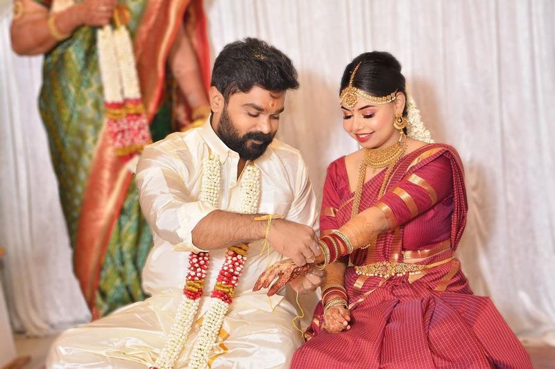 Vijay TV Serial Actress Married her lover wedding photo going viral