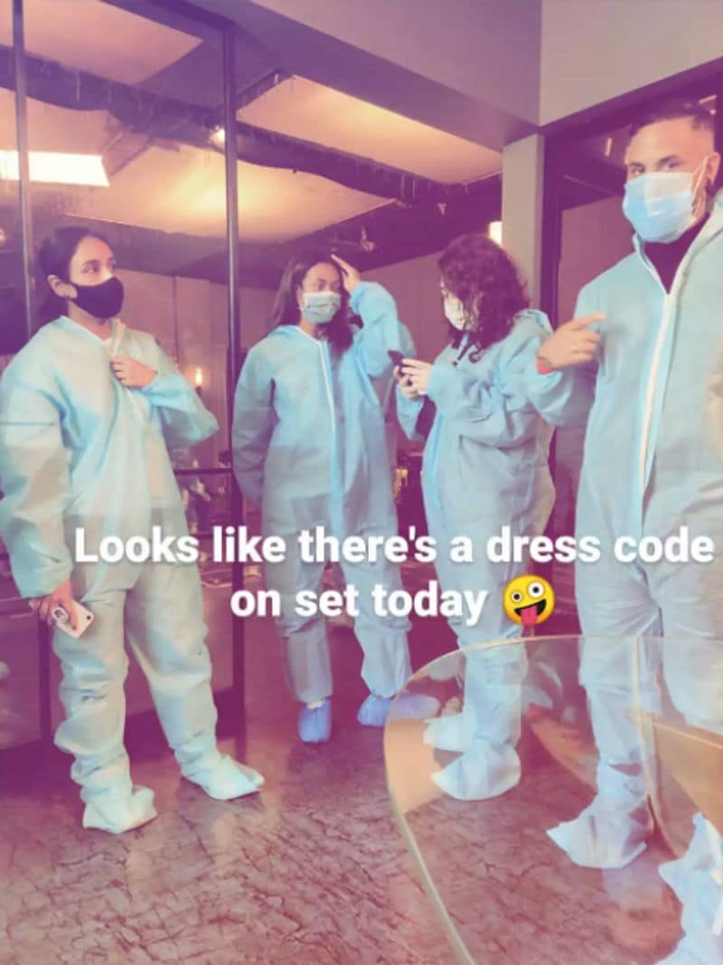 Virat Kohli's wife Anushka Sharma shares pictures of shoots from sets amid new normal-ayh