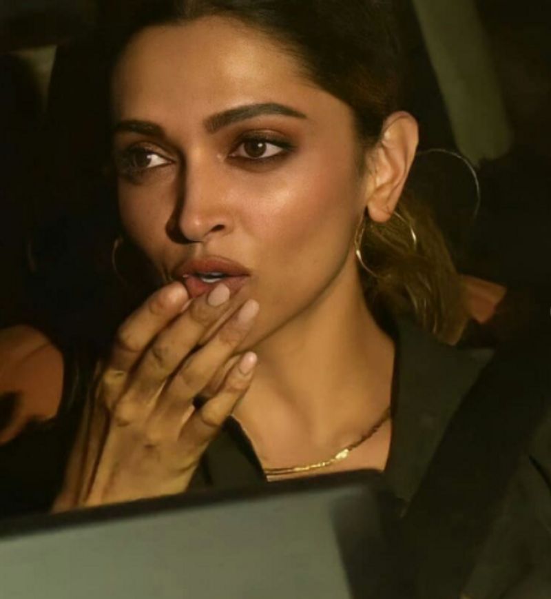 Deepika Padukone shows off her dark manicure just for fun dpl