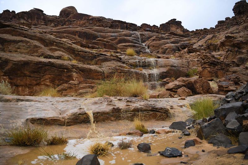 heavy rainfall in many parts of saudi arabia