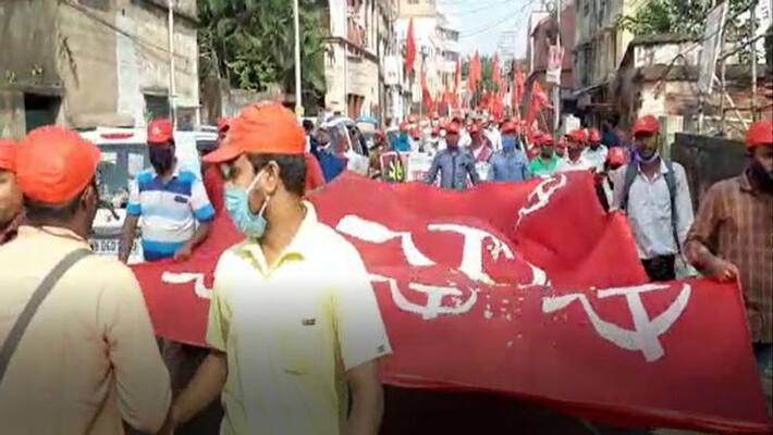 Left trade union rally to support on 26 November strike at Howrah ASB Left trade union rally to support on 26 November strike at Howrah ASB