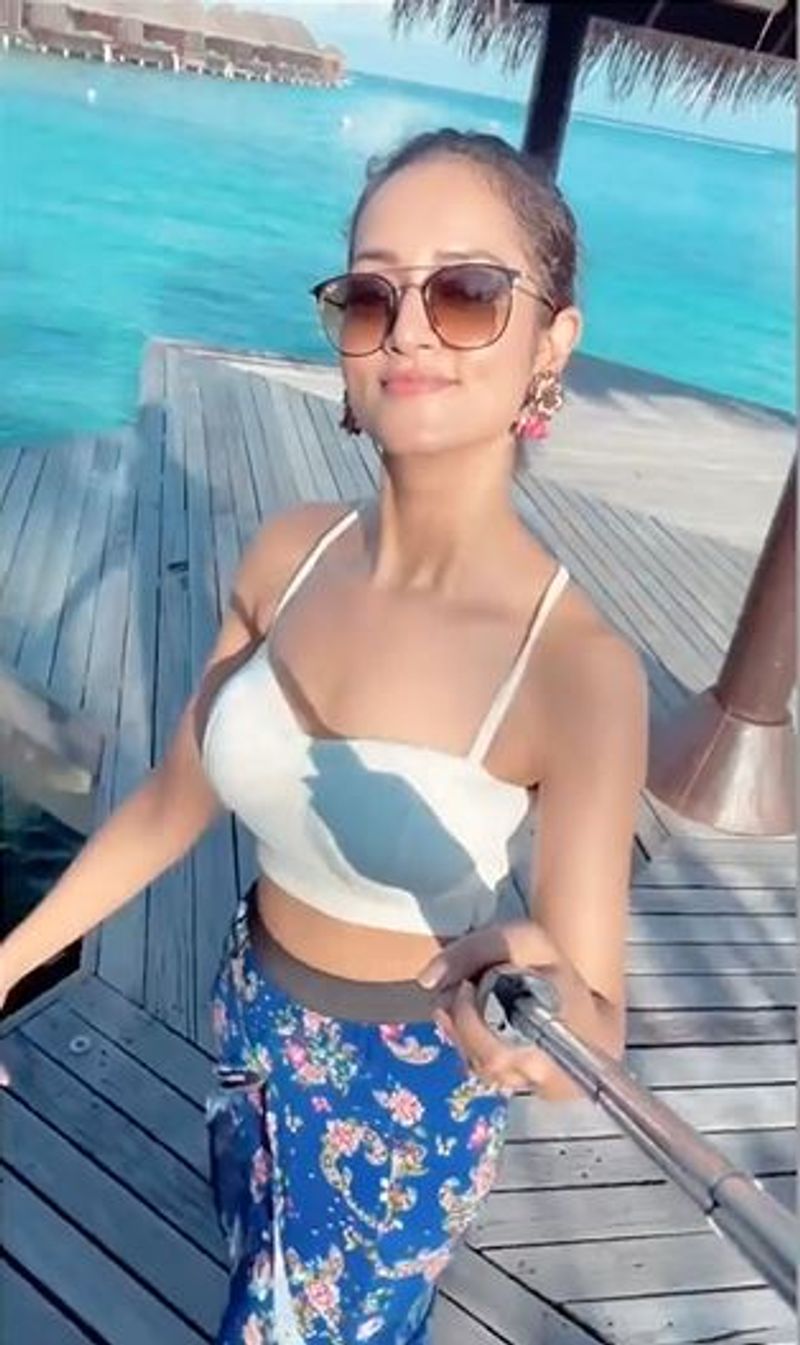Shanvi sri shares bikini and travel pictures from Maldives vcs