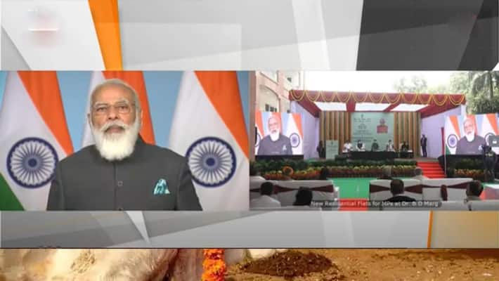 Modi will inaugurate multi-storeyed flats for Members of Parliament kpn Modi will inaugurate multi-storeyed flats for Members of Parliament kpn