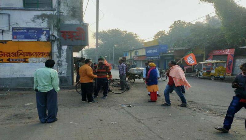 Chaos creates due to BJP strike at North Dinajpur ASB
