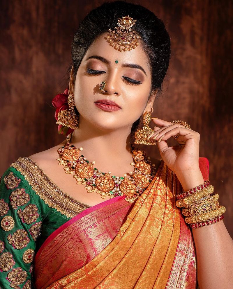 Pandian stores VJ Chitra Saree photo shoot going viral