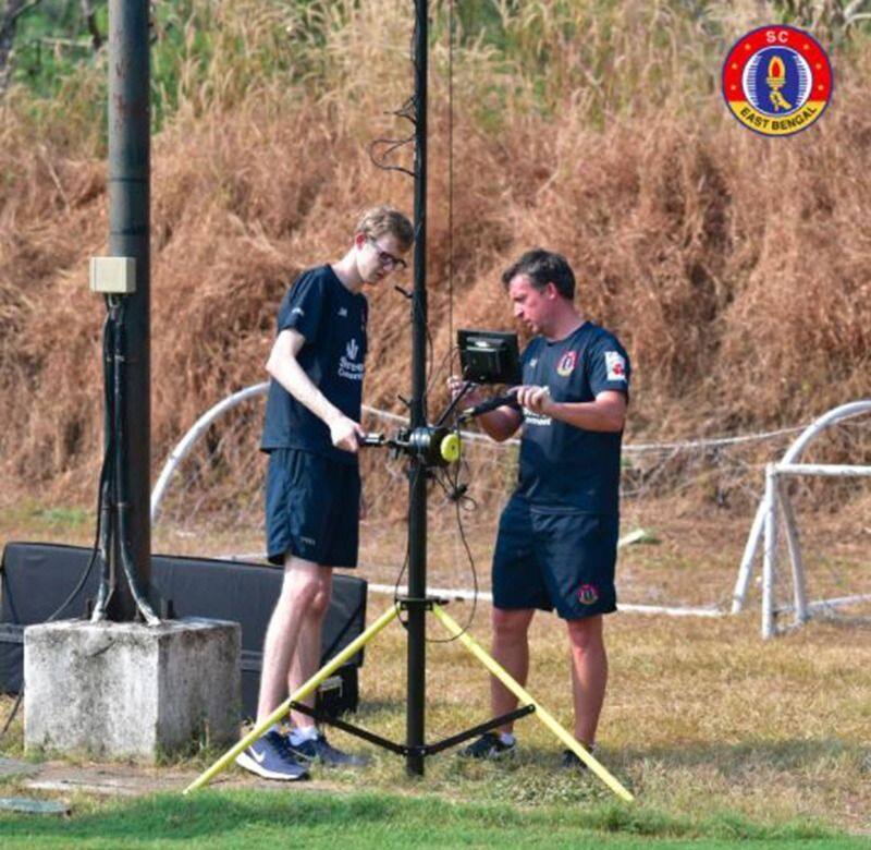 SC East Bengal coach Robbie Fowler is using a special hi pod camera in practice spb