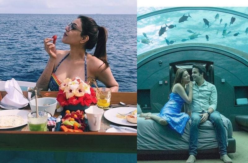 Actress Hansika Motwani in Maladives hot photos going viral