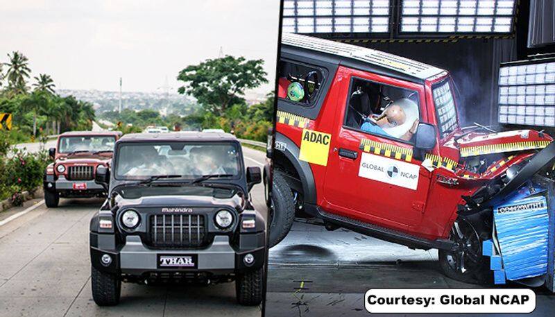 Mahindra Thar Get Four Star Rating In Global NCAP Safety Crash Test