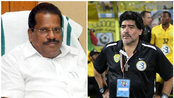 E P Jayarajan remembers Diego Maradona E P Jayarajan remembers Diego Maradona