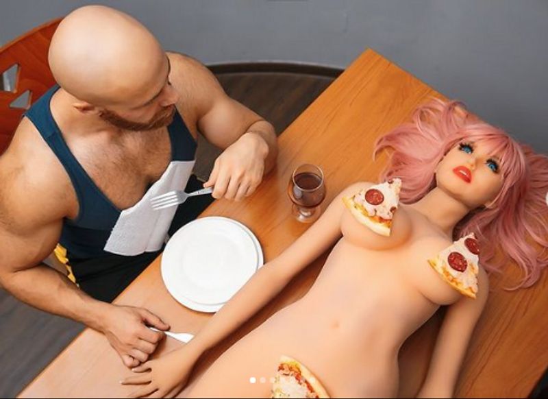 Bodybuilder ties the knot with his sex doll a year after proposing to her dpl