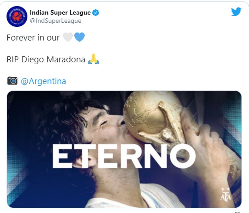 Sachin Tendulkar and Indian Cricket pays tribute to Maradona