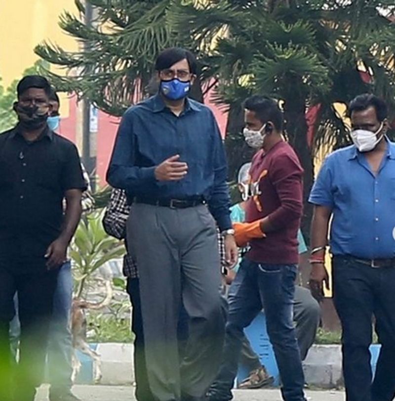 Abhishek Bachchan shoots Bob Biswas in Kolkata