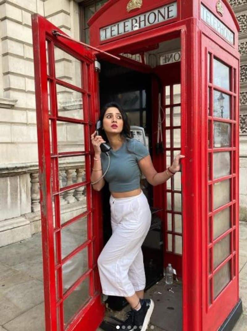 Harshika Poonacha share London travel pictures on Instagram vcs