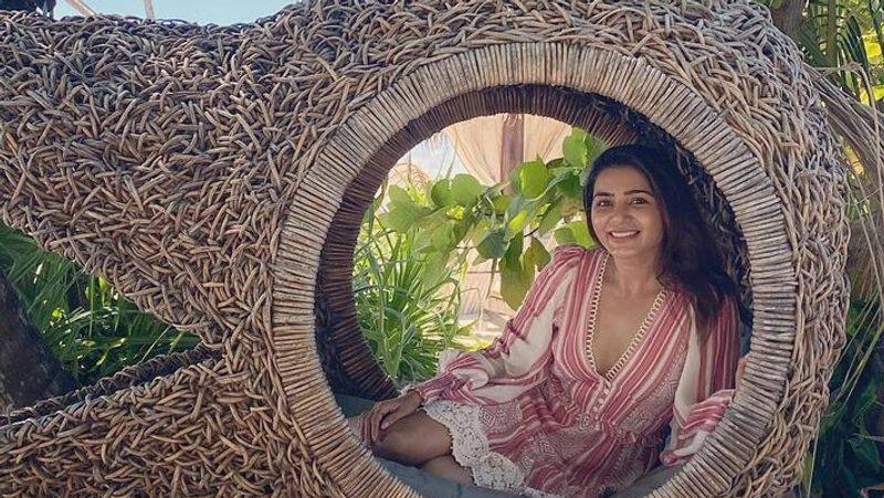 samantha akkineni sizzles white bikini and flaunts her toned body actress chills in maldives share photos have a look KPJ
