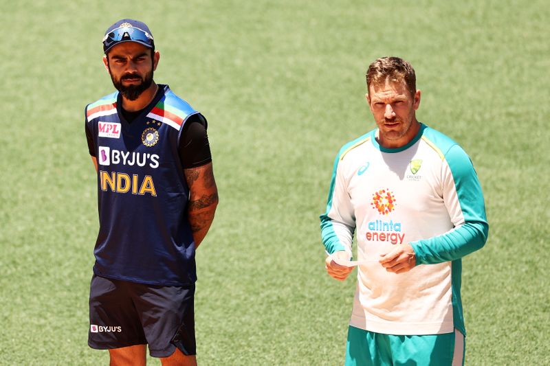 IND vs AUS: two team players conducts barefoot circle tradition, and tribute to Phillip huges, Dean Jones CRA