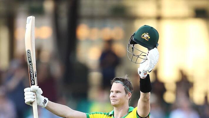 steve smith century helps australia to set challenging target to new zealand in third odi steve smith century helps australia to set challenging target to new zealand in third odi