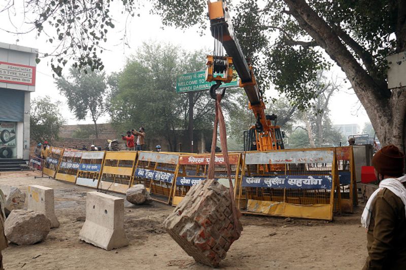 Delhi Chalo Farmers and police clash on the Delhi border