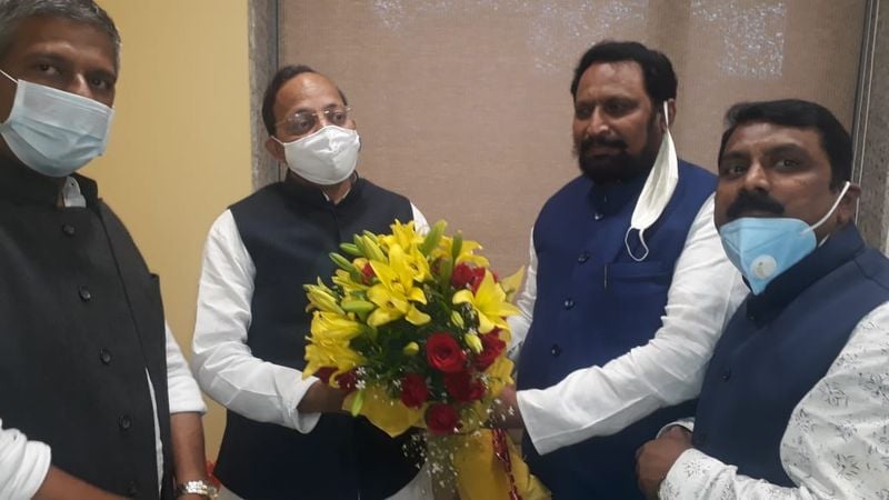 Almost Karnataka BJP Leaders In New Delhi For CT ravi Office Pooja rbj