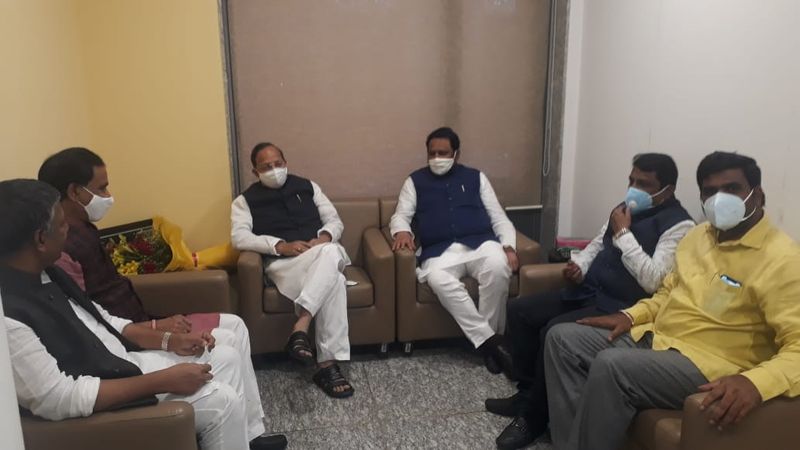 Almost Karnataka BJP Leaders In New Delhi For CT ravi Office Pooja rbj