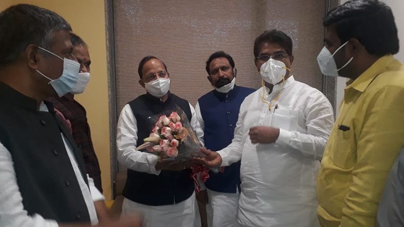 Almost Karnataka BJP Leaders In New Delhi For CT ravi Office Pooja rbj