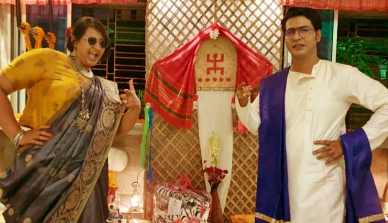 tollywood actor Anirban Bhattacharya and madhurima goswami s reception BRD