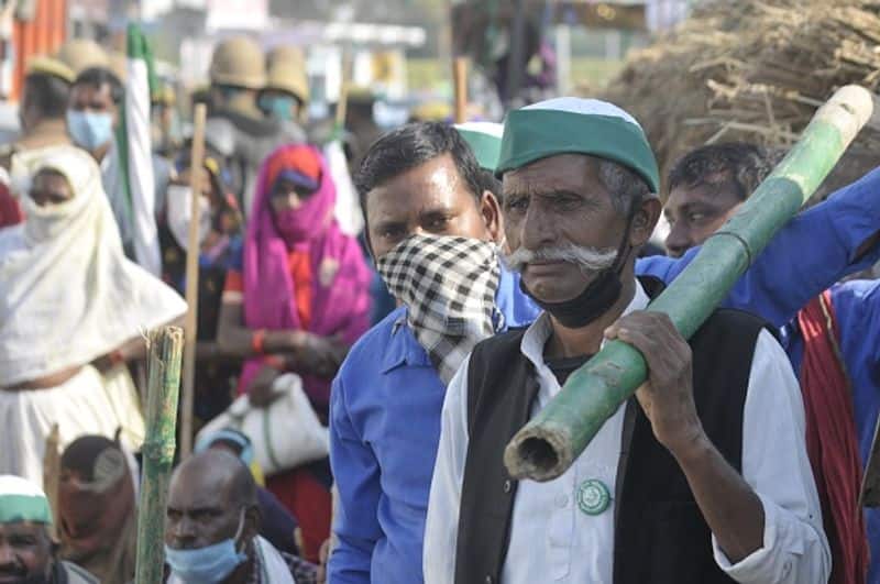 delhi chalo march farmers protest continues on third day photo story