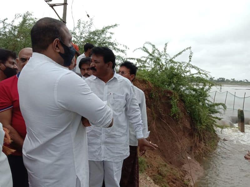 AP Minister mekapati goutham reddy travels local boat